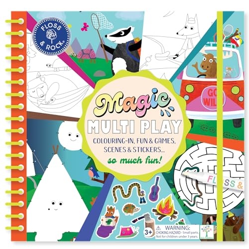 Floss and Rock Magic Multiplay, Adventure, 10-inches Length, Educational Activities for Kids