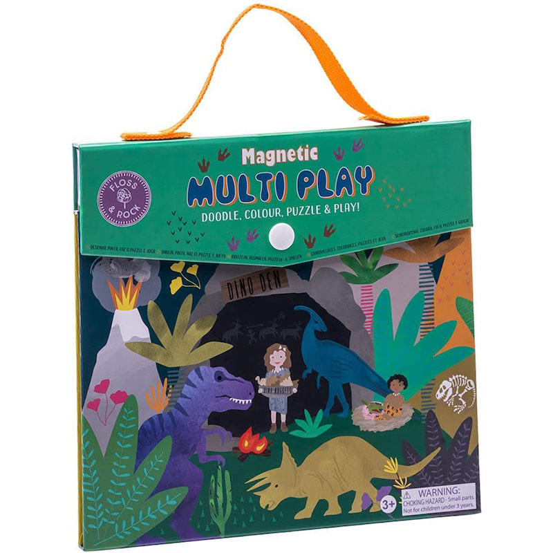 Magnetic Multi Play - Dino - Arts & Crafts for Ages 3 to 5 - Fat Brain Toys