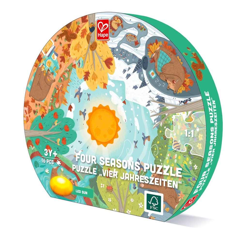 Puzzle Estaciones 16 Piezas