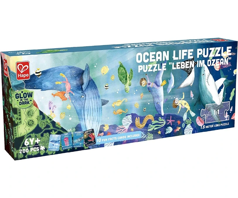 Puzzle Brilla en Oscuridad Oceano 200 Piezas