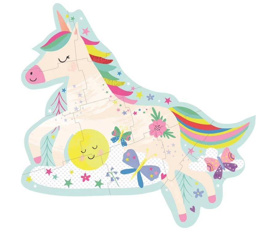 Puzzle 12 Piezas Unicornio