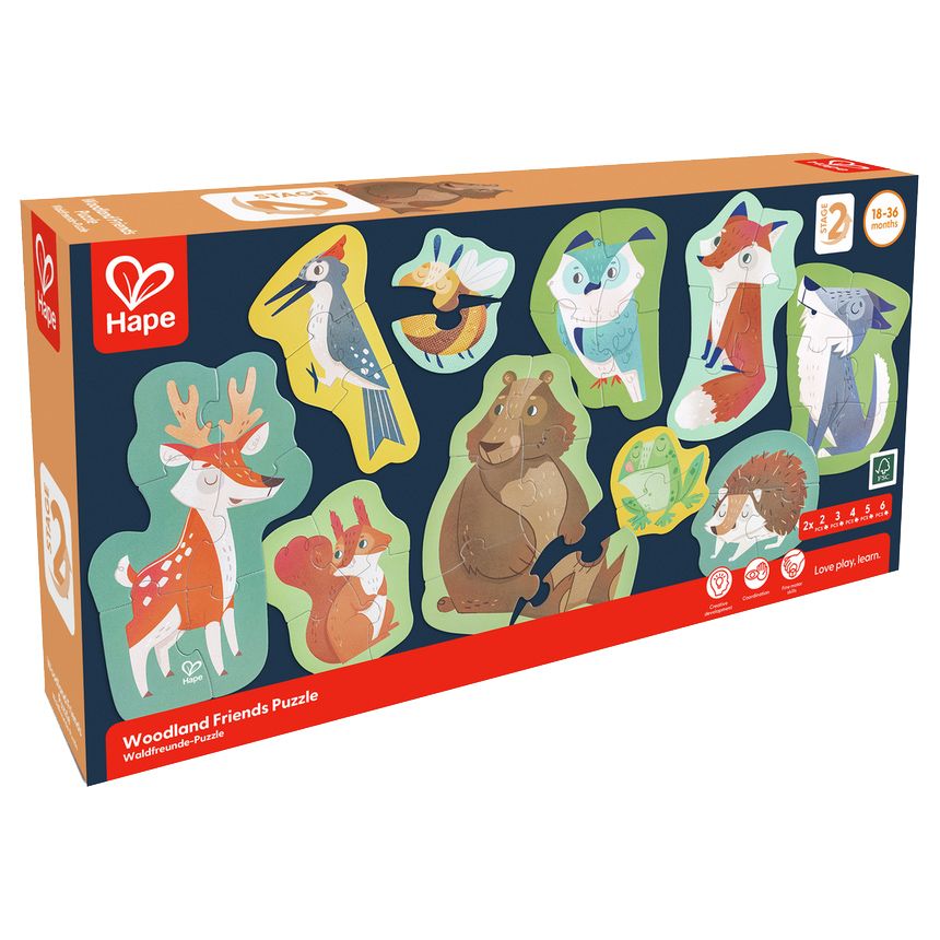 Puzzle Bosque 2 a 6 Piezas