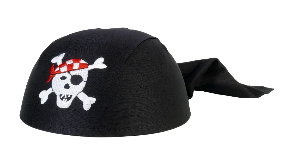 Bandana Piracka O'Mally Czarna