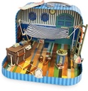 Mouse Mansion to Go - Grandpa Sailor's Cabin - Take the Suitcase Everywhere - Build It Yourself - Suitcase Contents: Wooden Furniture, Bedding, Miniat