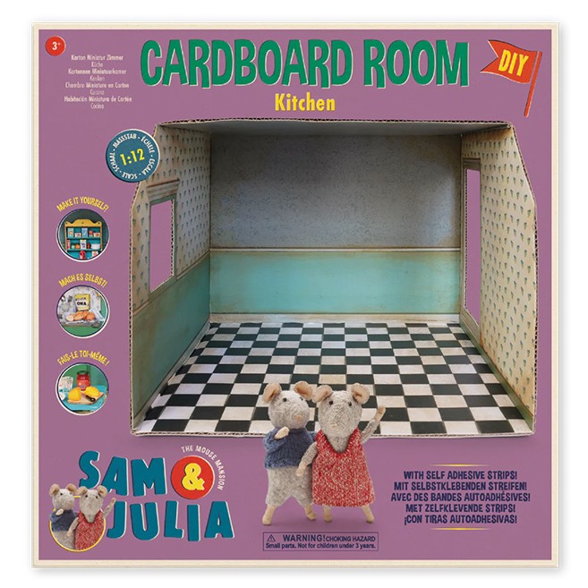 La casa de los ratones Cardboard Kitchen