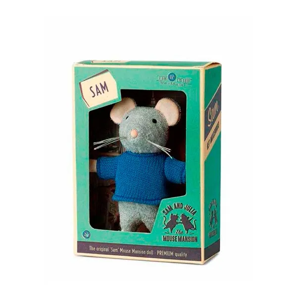 The Mouse Mansion Plush Sam  - Dolls & Dollhouses for Ages 2 to 8 - Fat Brain Toys