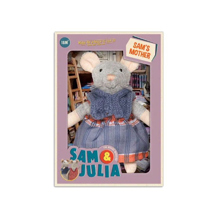 The Mouse Mansion Plush Sam's Mother - Dolls & Dollhouses for Ages 2 to 6 - Fat Brain Toys