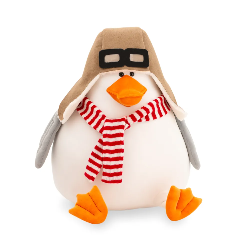 Peluche Ganso con gorro de piloto-50cm -0+