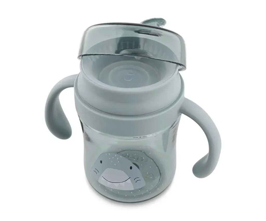 360º Spill-Proof Cup with Handles Mr. Shark