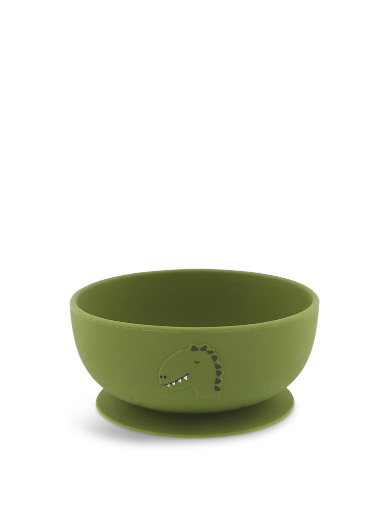 Trixie Mr Dino Silicone Bowl with Suction Green