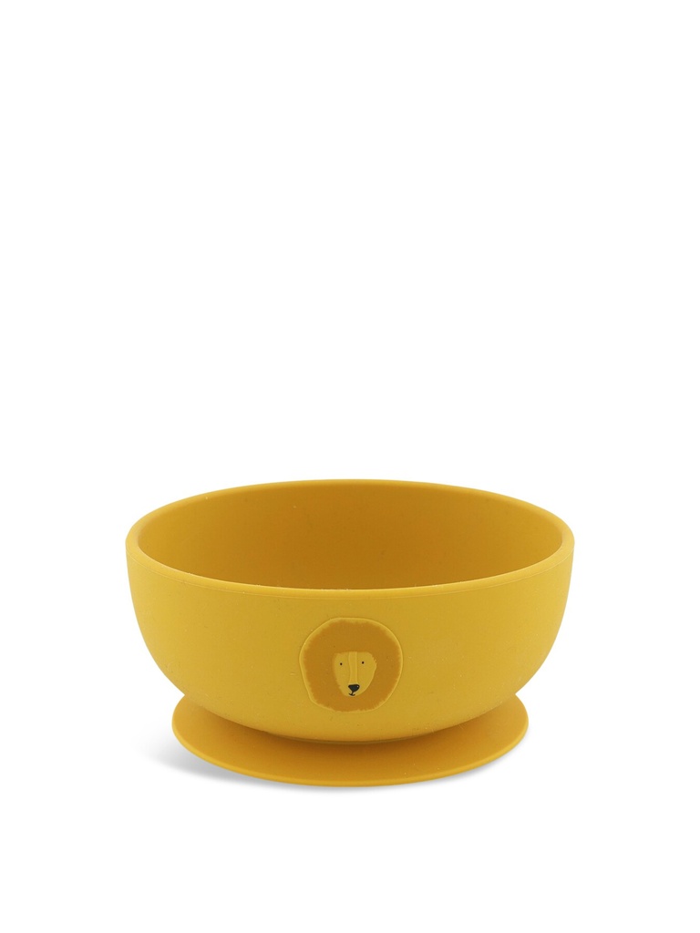 Trixie Mr Lion Silicone Bowl with Suction Yellow
