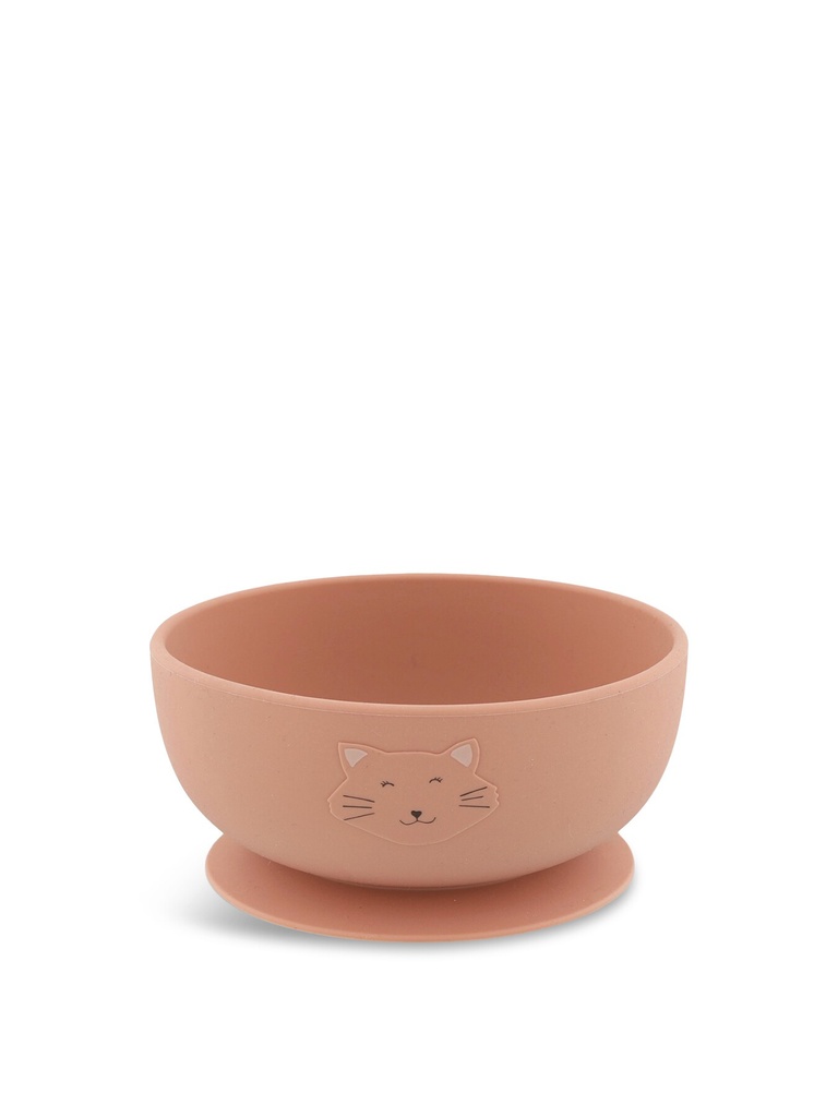 Trixie Mrs Cat Silicone Bowl with Suction Pink