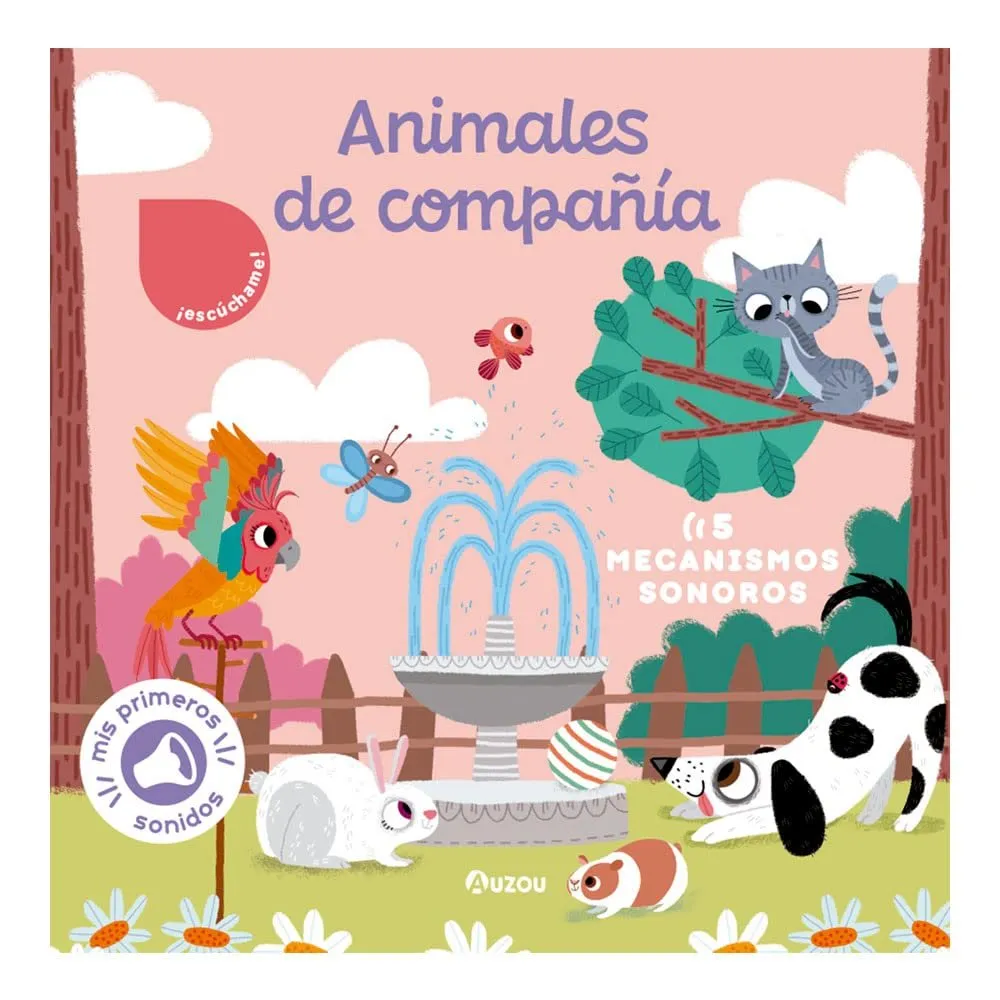 Libro De Sonidos. Animales De Compañía