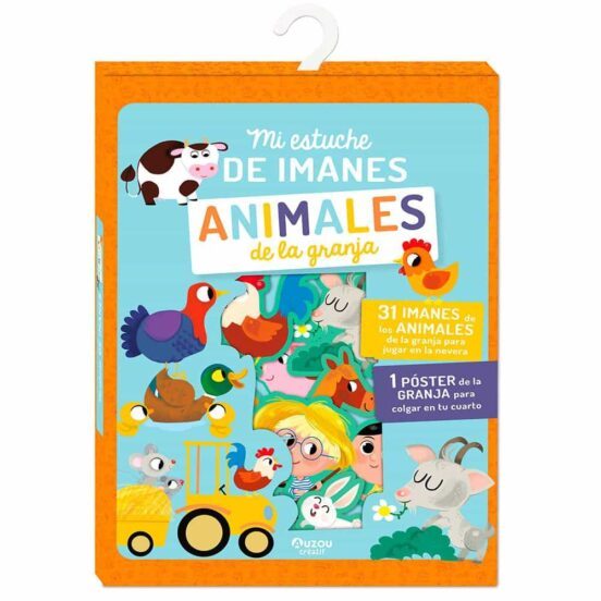 Animales De La Granja. Mi Estuche De Imanes