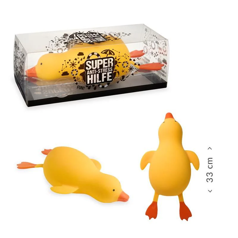 Pato de baño Acostado XXL antiestrés