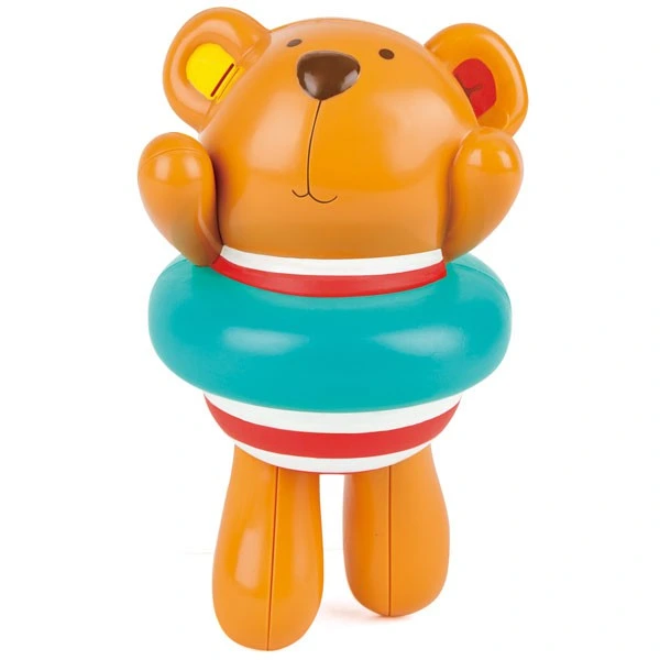 Hape: Swimmer Teddy Wind-up Water Bath Time Pool Toy, Multi