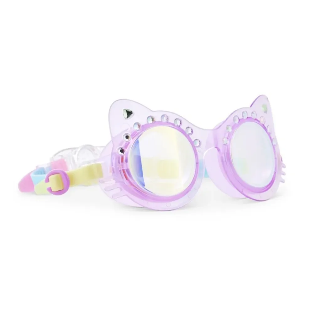 Gafas de Natación Frosted Feline Purrfect Purple