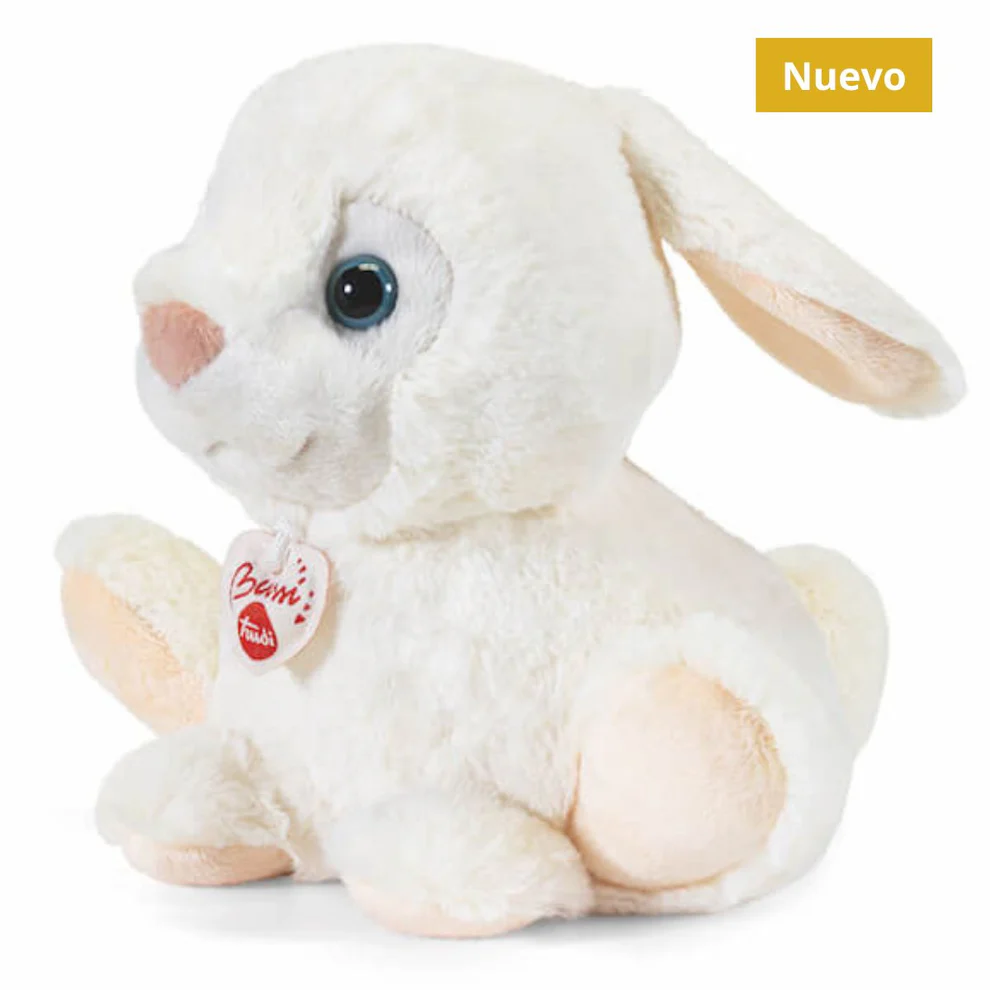 Peluche Coniglio (19x19x23cm) BUSSI Bianco 18760