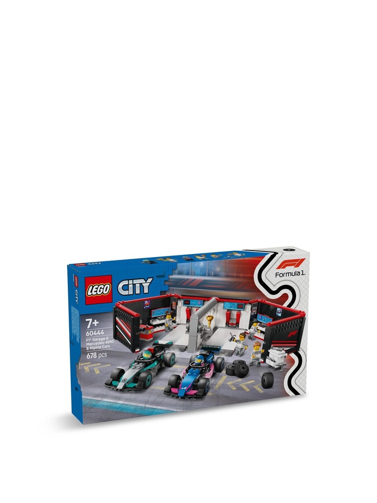 F1® LEGO® Garage & Mercedes-AMG & Alpine Cars