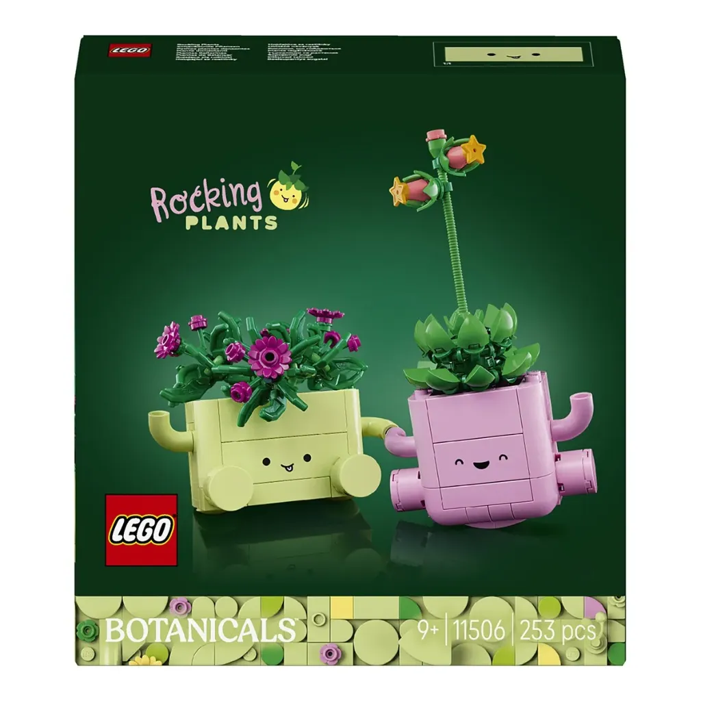 Lego 11506 Botanical Rocking Plants, Toy, Birthday Gift, Blocks, Girls, Boys, Kids, 9 Years, 10 Years, 11 Years, Elementary School, Decorative Plants,