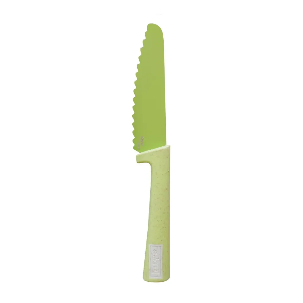 Cuchillo aprendizaje SKAGFA Klyv classic green anticorte