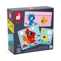 Pierwsze Puzzle Do Pary 24 El. Zwierzęta Janod