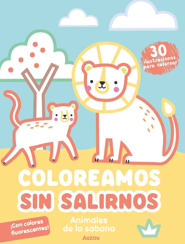 Coloreamos sin salirnos, Sabana
