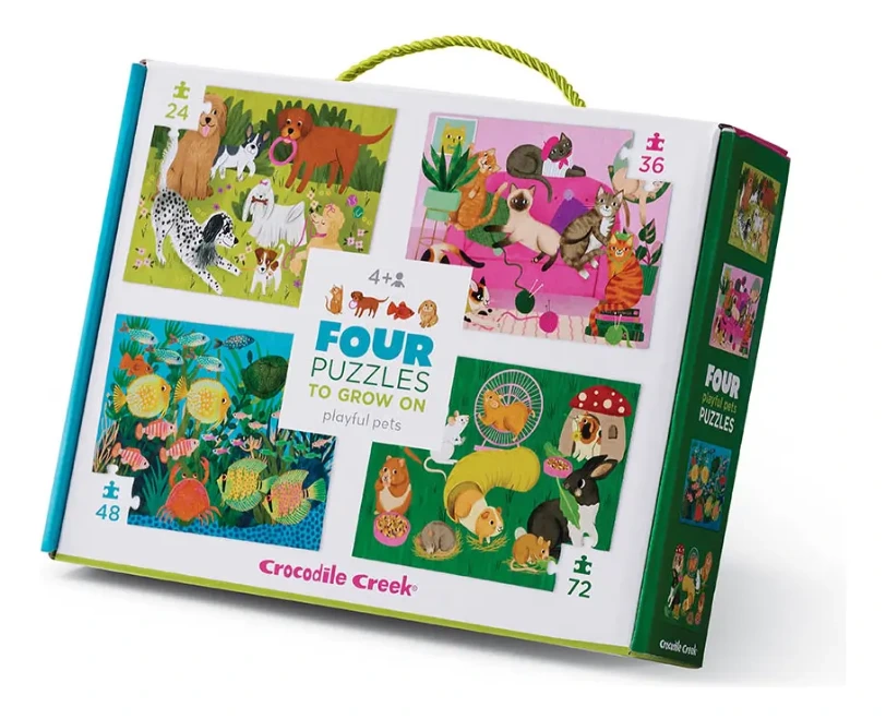Puzzle 4 modelos Animales