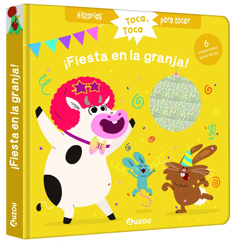 Historias Para Tocar. ¡Fiesta En La Granja! Libro Con Texturas Para Bebés