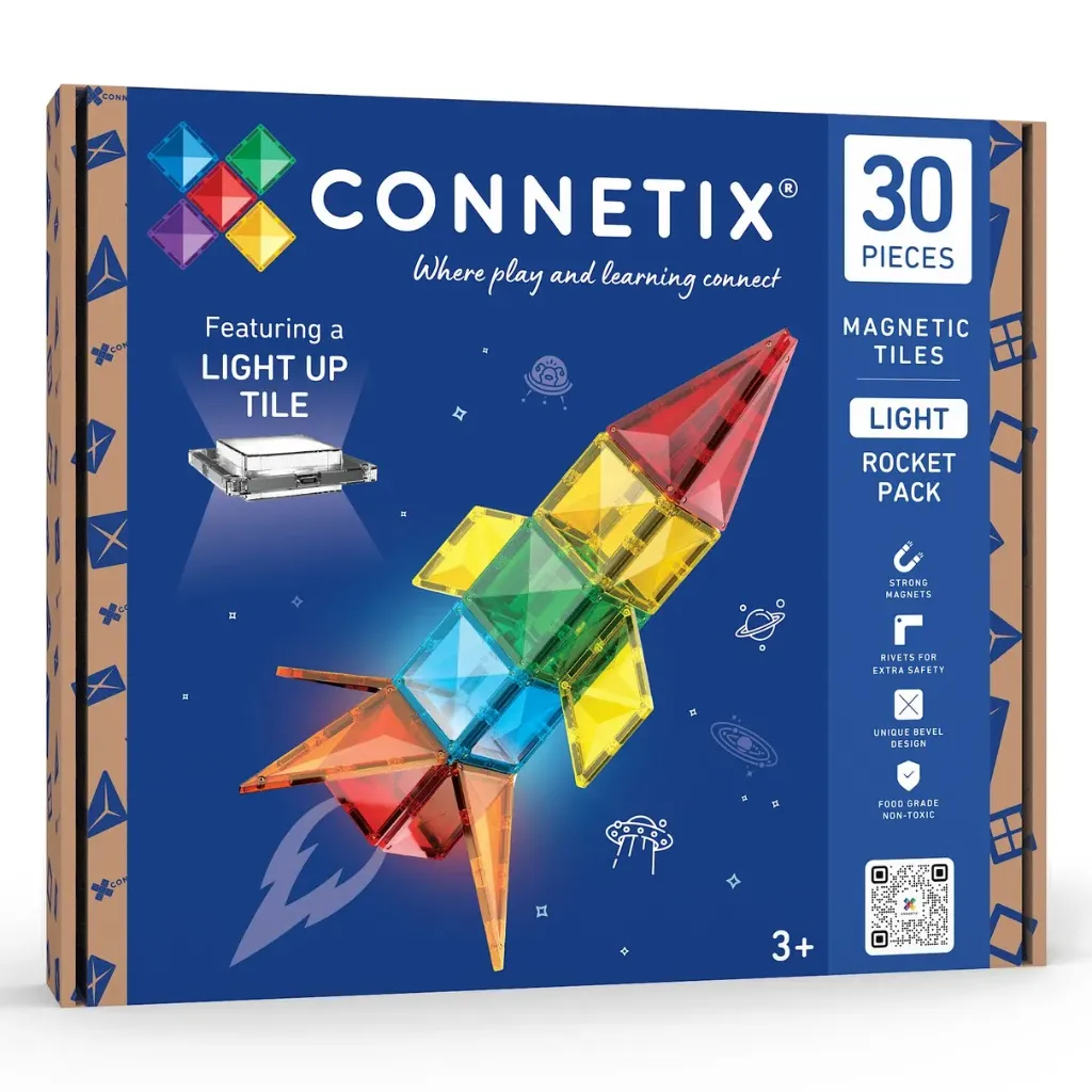 Connetix Pack Light Rocket - 30 unidades