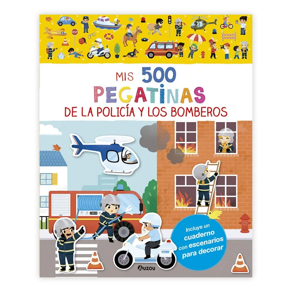 Mis 500 pegatinas de la Policía y los Bomberos