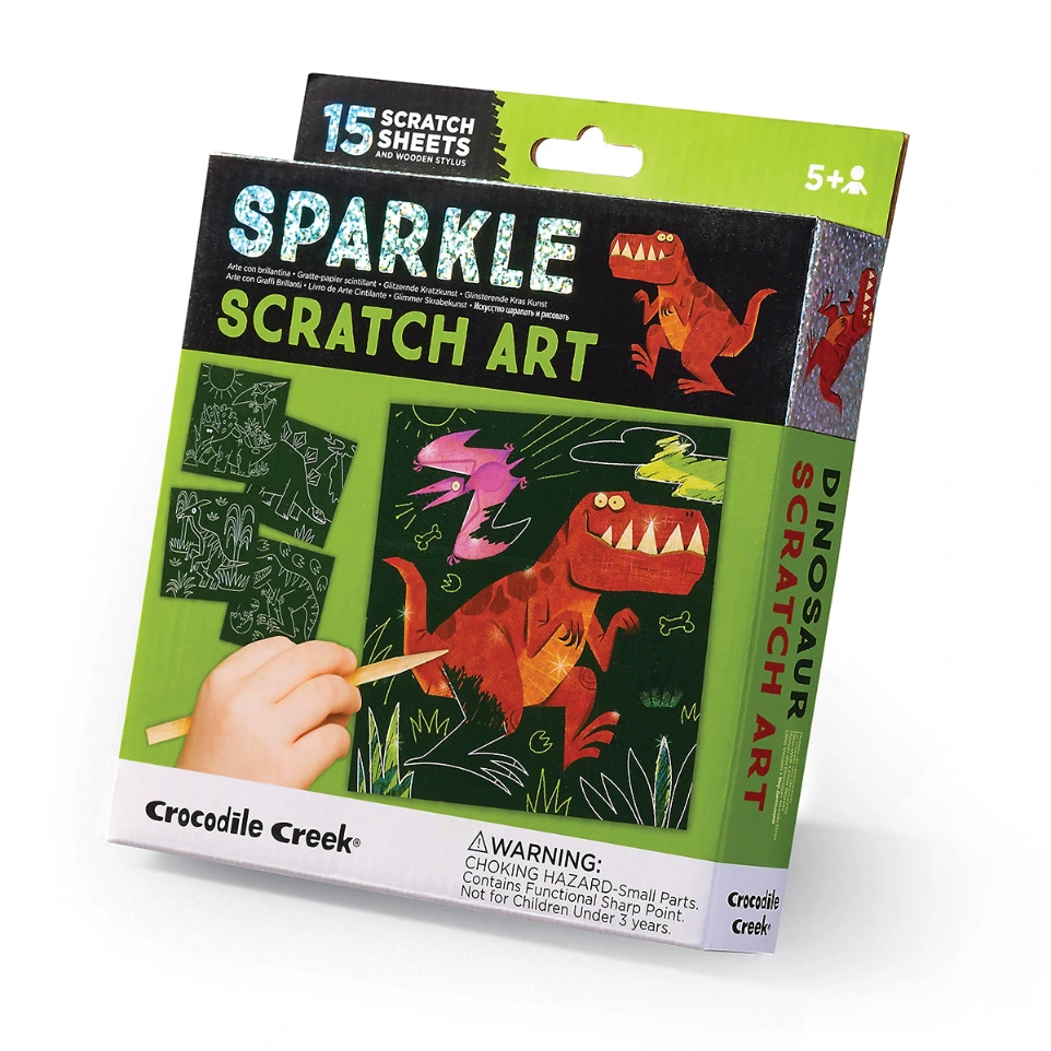 Scratch Art Dino