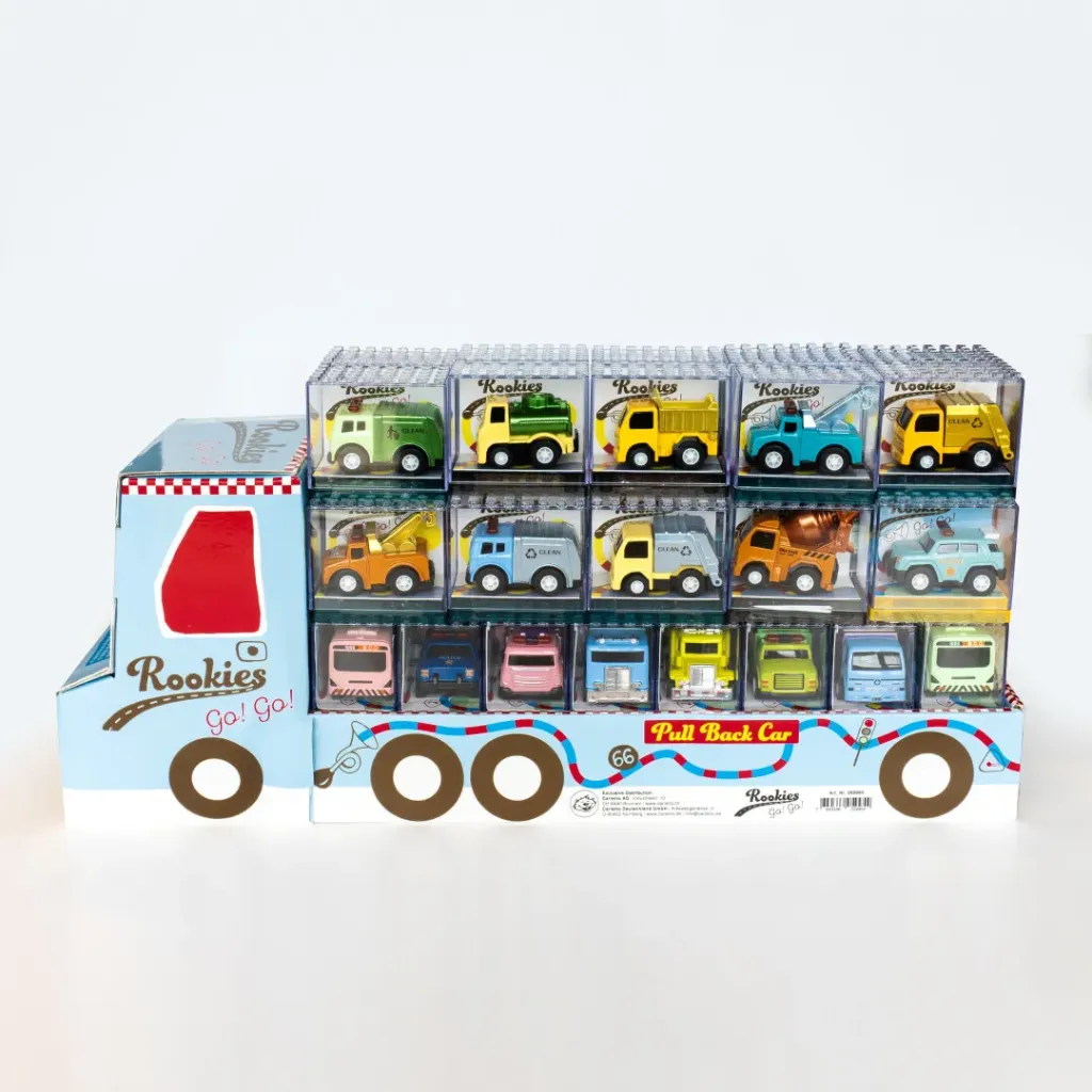 Mini Coches y Camiones con Retrofricción