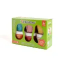 Pack de 6 botes de Plastilina natural