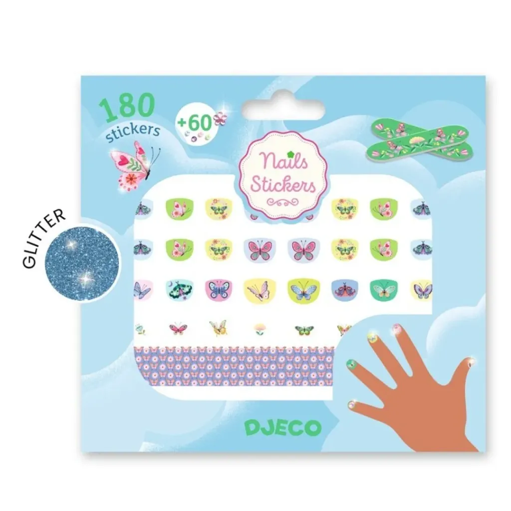 Adhesivos para uñas Mariposas