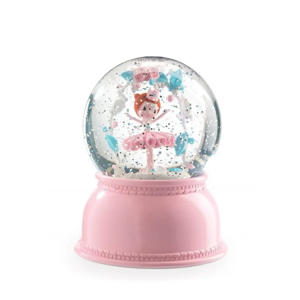 Ballerina Snow Globe Night Light