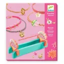 Pulseras de macramé rosas