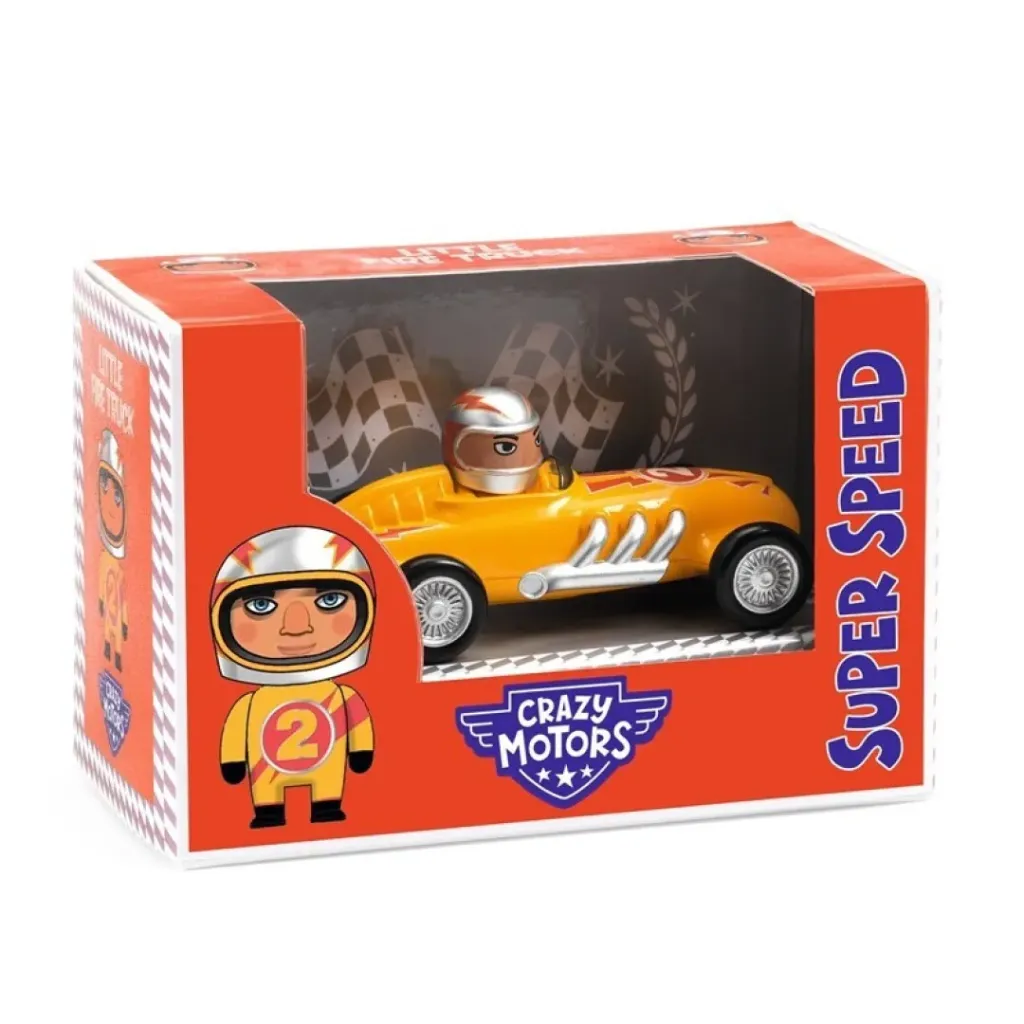 Crazy Motors Yellow Super Speed