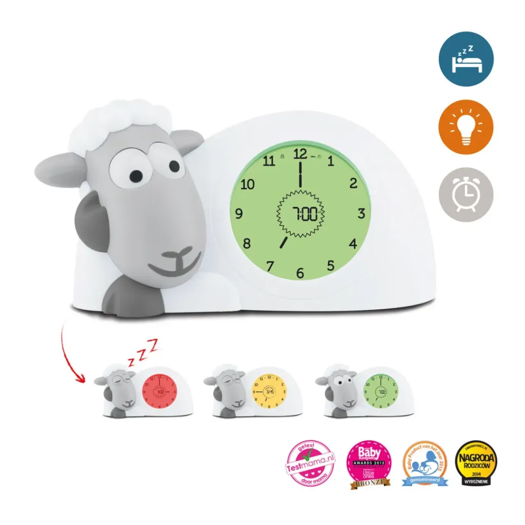 Reloj despertador de entrenamiento - oveja Sam color Gris