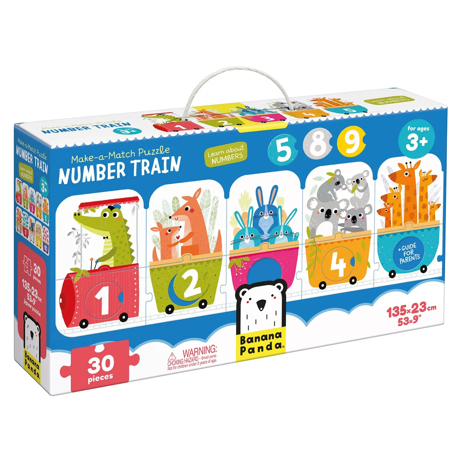 Puzzle numeros tren