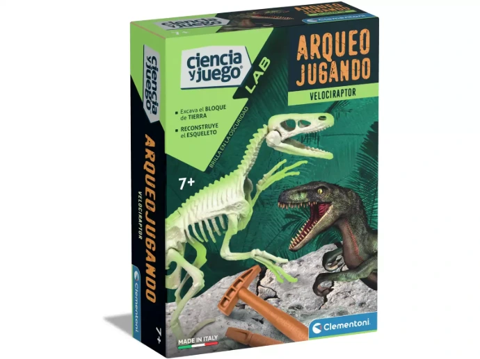 Brilla en la Oscuridad Velociraptor