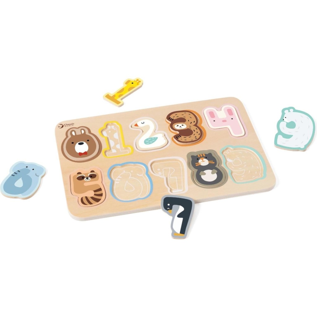 Puzzle Numeros 10 Pcs