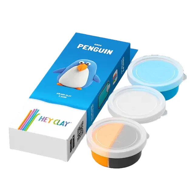 Pinguino Plastilina