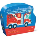 Crocodile Creek Vehicles Shaped Box Floor Puzzle