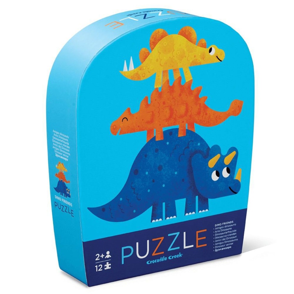 Mini Puzzle 12 Pc - Dino Friends