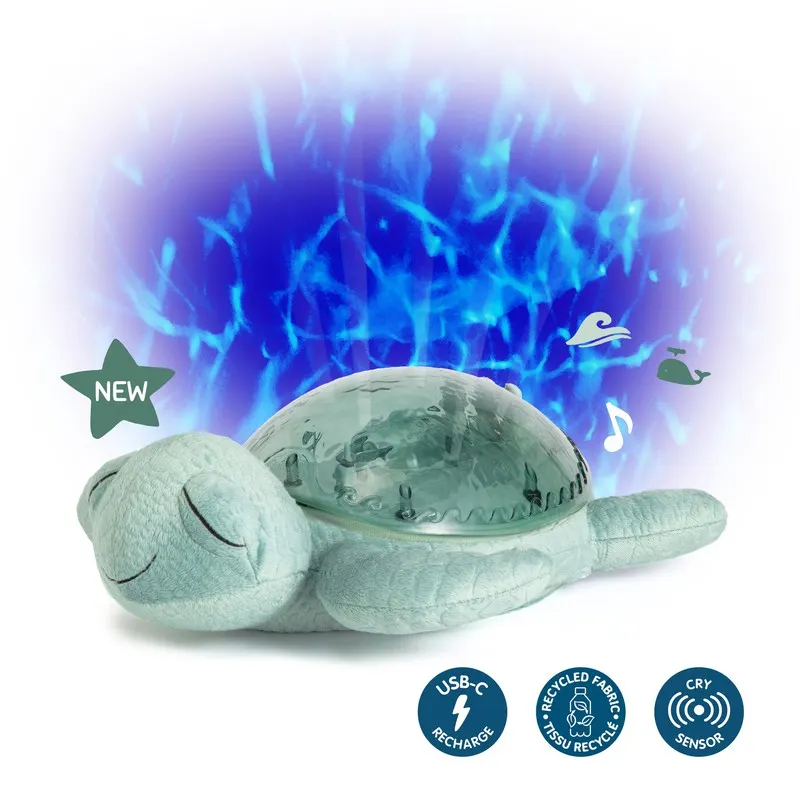 Cloud B Tranquil Turtle - Greenusb C Rechargeable, Multi