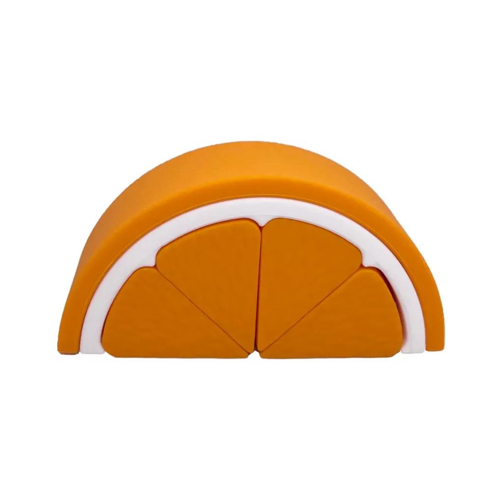 Apilable goma naranja