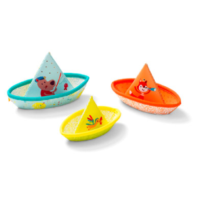 Lilliputiens 3 Petits Bateaux Flottants