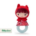 Lilliputiens Teething Rattle Little Red Riding Hood Chew Toy 3 M+ 1 Pc