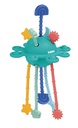 LUDI - Zippy Toy - Multisensory Stimulation Toy - Different Textures - Ergonomic - Soft Material - from 10 Months - Relieves Dental Thrust - Dexterity